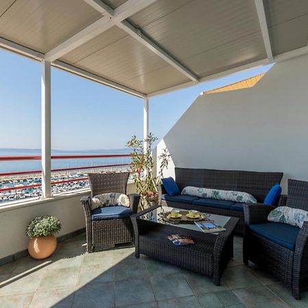 Ferienwohnung Seaside Penthouse With Hot Tub Sky Living Split Exterior foto
