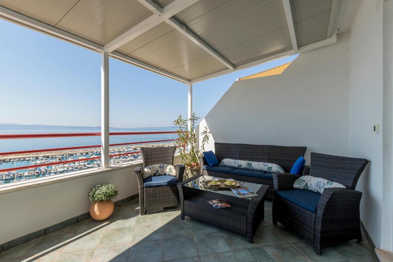 Ferienwohnung Seaside Penthouse With Hot Tub Sky Living Split Exterior foto
