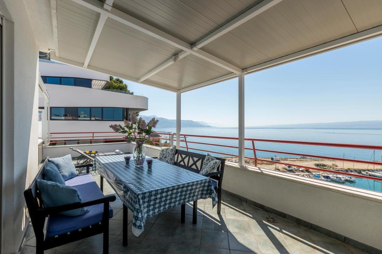Ferienwohnung Seaside Penthouse With Hot Tub Sky Living Split Exterior foto